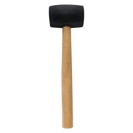 Allied International 32 oz Rubber Mallet Hammer with Black Head